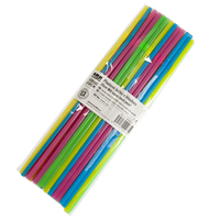 Plastové brčko s kloubem MIX barev 25cm opakovaně použitelné ideal pack®