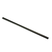 Plastové brčko 7/200 mm černé kompostovatelné ideal pack®