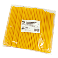 Ekologické brčko 7/200 mm žluté bez plastu ideal pack®