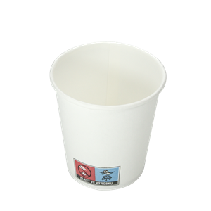 Papírový kelímek 0,1 l CTG O62mm nápojový bílý ideal pack®