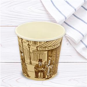Papírový kelímek 0,1 l CTG O62mm nápojový Paris ideal pack®