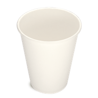 Papírový kelímek 0,3 l CTG O90 mm nápojový bílý ideal pack®