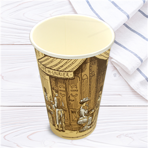 Papírový kelímek 0,4 l CTG O90mm nápojový Paris ideal pack®