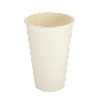 Papírový kelímek 0,4 l CTG O90 mm nápojový bílý ideal pack®