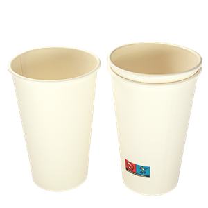 Papírový kelímek 0,4 l CTG O90 mm nápojový bílý ideal pack®
