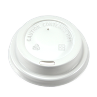 Plastové víčko PS pro kelímky CTG O80 mm bílé ideal pack®