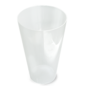 Plastový kelímek PP vratný 500 ml nápojový transparentní idealCup