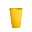 Plastový kelímek PP 0,2 l nápojový žlutý ideal pack®