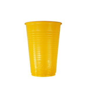 Plastový kelímek PP 0,2 l nápojový žlutý ideal pack®