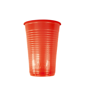 Plastový kelímek PP 0,2 l nápojový červený ideal pack®