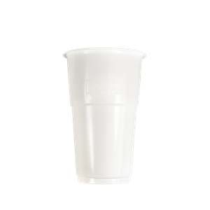 Plastový kelímek PP 0,3 l nápojový bílý ideal pack®