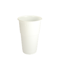 Plastový kelímek PP 0,3 l nápojový bílý ideal pack®