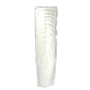 Plastový kelímek PP 0,5 l nápojový bílý ideal pack®