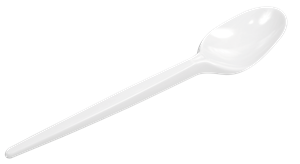 Plastová lžíce PS 18 cm transparentní light opakovaně použitelná ideal pack®