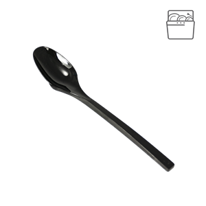 Plastová lžíce PS 18 cm černá light opakovaně použitelná ideal pack®