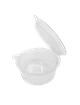 Plastový kelímek PET na dresing 80 ml s integrovaným víčkem