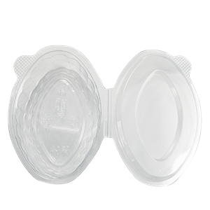 Plastový kelímek rPET na dresing 50 ml s integrovaným víčkem