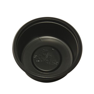 Plastový kelímek PP na dresing 50 ml O65mm černý