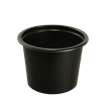 Plastový kelímek PP na dresing 100 ml O65mm černý