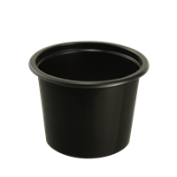 Plastový kelímek PP na dresing 100 ml O65mm černý