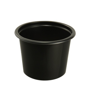 Plastový kelímek PP na dresing 100 ml O65mm černý