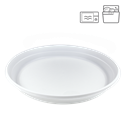 Plastový talíř PP 22 cm mělký opakovaně použitelný ideal pack®