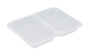 Plastová zatavovací miska 2D transparentní PP 227x178x30 mm ideal pack®