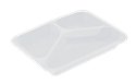 Plastová zatavovací miska 3D transparentní PP 227x178x30 mm ideal pack®