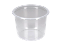 Plastová zatavovací miska na polévku PP 500 ml kulatá transparentní O115 mm