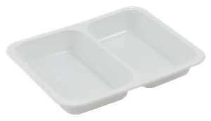 Plastová zatavovací miska 2D bílá PP 227x178x30 mm ideal pack®