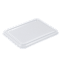 Plastové víčko hranaté PP 234x185x18 mm na zatavovací misky 227x178 mm 100% recyklovatelné