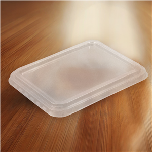 Plastové víčko hranaté PP 234x185x18 mm na zatavovací misky 227x178 mm 100% recyklovatelné