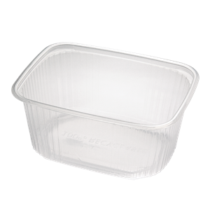 Plastová miska hranatá PP 250 ml ideal pack®