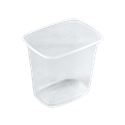 Plastová miska hranatá PP 500 ml ideal pack®