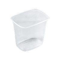 Plastová miska hranatá PP 500 ml ideal pack®