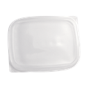 Plastové víčko hranaté PP na misku 200/250/500 ml ideal pack®