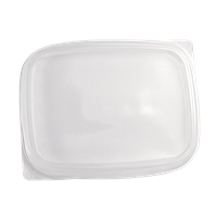 Plastové víčko hranaté PP na misku 200/250/500 ml ideal pack®