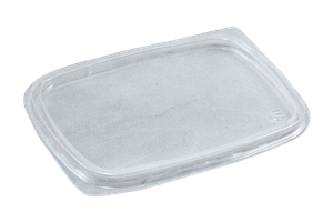 Plastové víčko hranaté PP na misku 200/250/500 ml ideal pack®