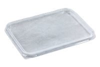 Plastové víčko hranaté PP na misku 180x133mm 500/1000/1500 ml ideal pack®