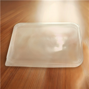 Plastové víčko hranaté PP na misku 180x133mm 500/1000/1500 ml ideal pack®