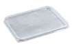 Plastové víčko hranaté PP na misku 500/750/1000/1500/2000 ml ideal pack®