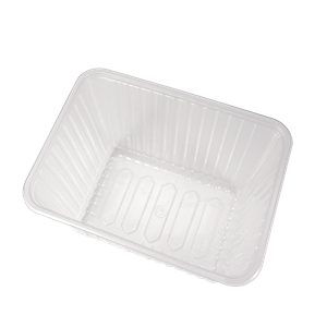 Plastová miska hranatá PP 179x132x64 mm 1000 ml černá ideal pack®