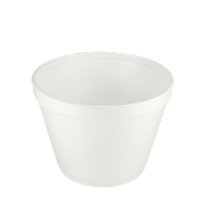 Plastová miska na polévku kulatá XPS termo 450 ml ideal pack® 