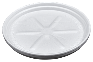 Plastové víčko termo bílé pro misky PS termo 340/460 ml ideal pack®