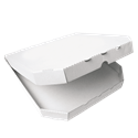 Krabice na pizzu 30x30x3 cm bílá ideal pack®