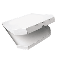 Krabice na pizzu 30x30x3 cm bílá ideal pack®