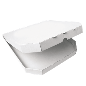 Krabice na pizzu 30x30x3 cm bílá ideal pack®