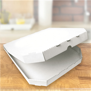 Krabice na pizzu 30x30x3 cm bílá ideal pack®