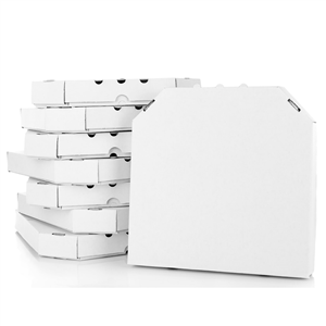 Krabice na pizzu 30x30x3 cm bílá ideal pack®