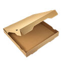 Krabice na pizzu 30x30x4 cm hnědá ideal pack®